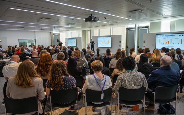 rows of seated delegates at the assessment network conference 